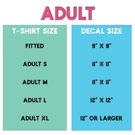 Xlt shirts are a challenge. Decal Size Tips for T-Shirts, Totes and Onesies - Kayla Makes