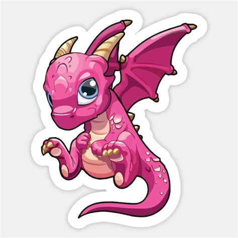 Cute Pink Dragon By Novakdesign In 2022 Pink Dragon Cute Pink