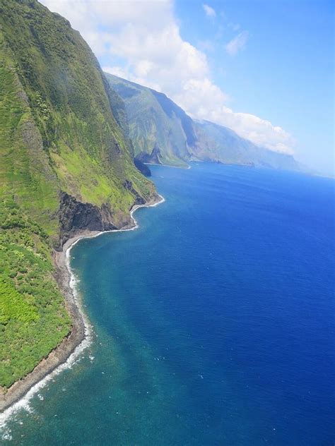 Sea Cliffs At Molokai Hawaii Photograph By Stacia Weiss