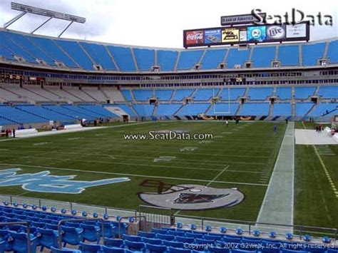 Seat View From Section 119 At Bank Of America Stadium Carolina Panthers