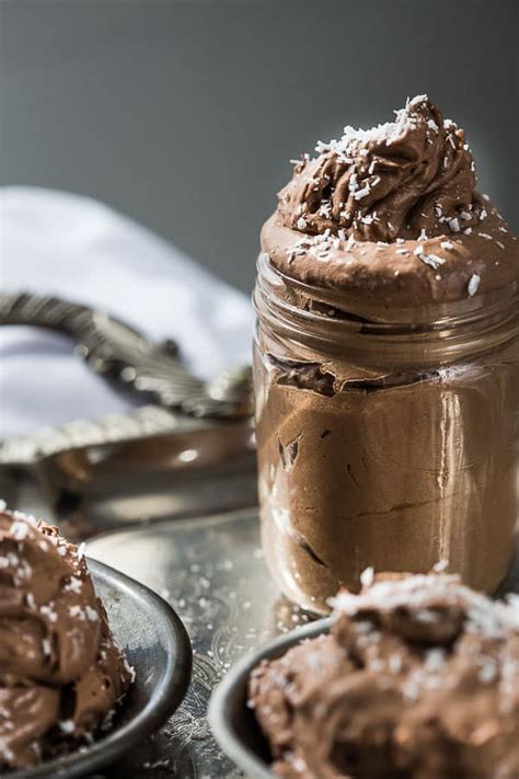 Or serve as a dessert! 4 Ingredient German Chocolate Mousse Recipe