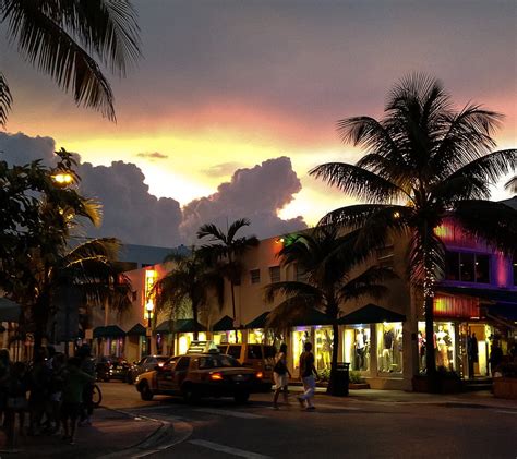 Miami Sunset Miami Beach Hd Wallpaper Peakpx