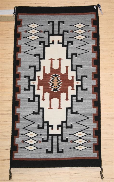 Old Style Crystal Navajo Rug Weaving By Gloria Hardy 462 Charleys