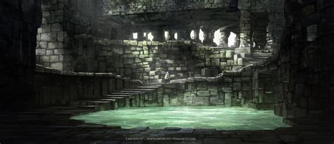 Labyrinth Interior Environment Concept By Anthonypismarov On Deviantart