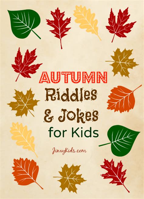 Autumn Riddles And Jokes For Kids Jinxy Kids