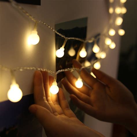 Bluefire Fairy Lights Battery Powered 7m 50 Led Globe String Lights With Remote Control Timer 8