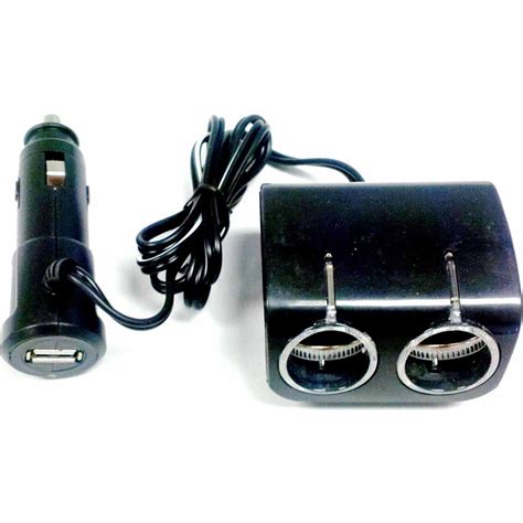 Koolatron 12 Volt Cigarette Lighter Socket Splitter With Usb Port