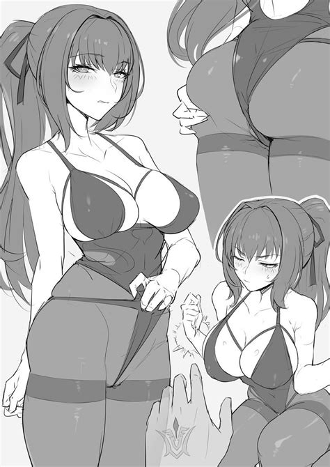Scathach And Scathach Fate Grand Order And Etc Drawn By