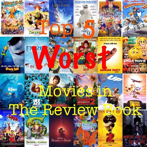 The Top 5 Worst Movies In The Review Book Cartoon Amino