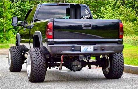 Lifted Duramax Dually With Stacks