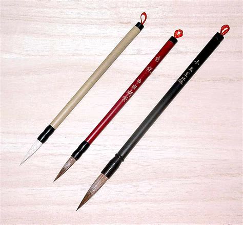 Chinese calligraphy has a long and rich history. Chinese Calligraphy Brush - Chinese Writing Brushes ...