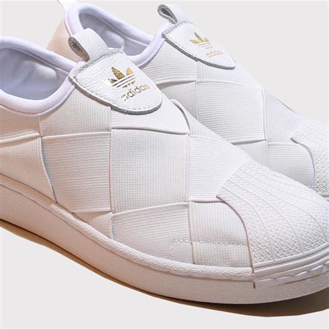 Tênis Adidas Superstar Slip on Feminino Branco