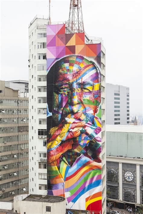 Eduardo Kobra New Mural In Sao Paulo Brazil StreetArtNews