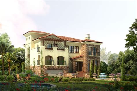Elite Mansion With Exotic Exterior 3d Model Max 3ds