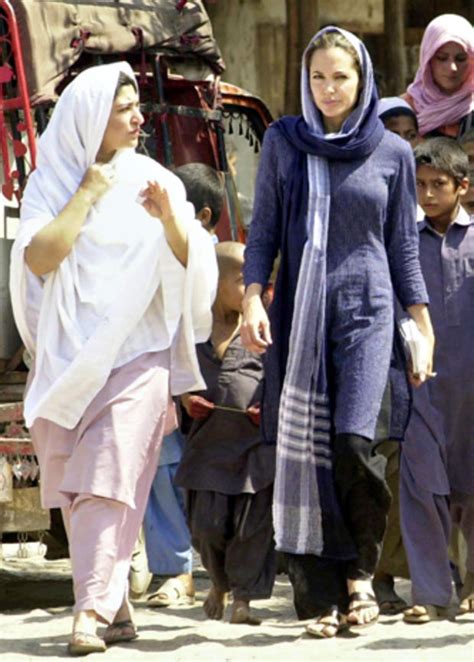 Angelina Jolies Humanitarian Work Cbs News