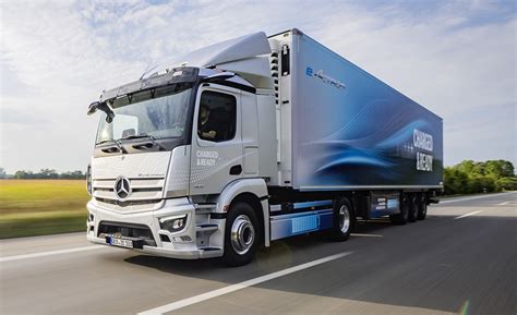 Charged EVs Daimler Unveils Battery Electric EActros LongHaul Truck