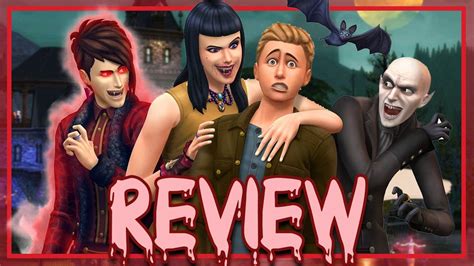 The Sims 4 Vampires Game Pack Review Youtube