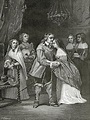 'Cromwell and His Daughters, 19th Century' Giclee Print - Ernest ...