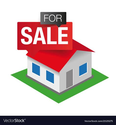 House For Sale Icon Royalty Free Vector Image Vectorstock
