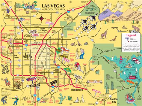 Las Vegas Visitors Map