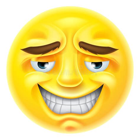 Smiling Emoji Emoticon Stock Vector Illustration Of Emoticon 60142281