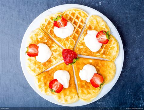 Norwegian Heart Shaped Waffles Recipe