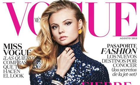 Magdalena Frackowiak Covers Vogue Mexico August 2015 Scene Fashion