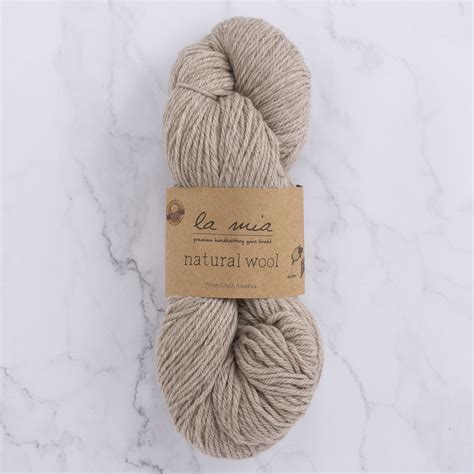 La Mia Natural Wool Knitting Yarn H3 Hobiumyarns
