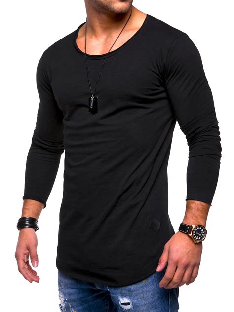 mens-long-sleeve-t-shirt-men-pure-color-slim-round-collar-lonelines-summer-shirt-cotton-fitness