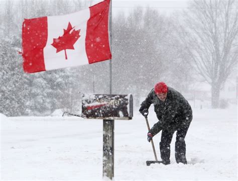 Winter Around The Corner Parts Of Ontario Quebec Hit With First