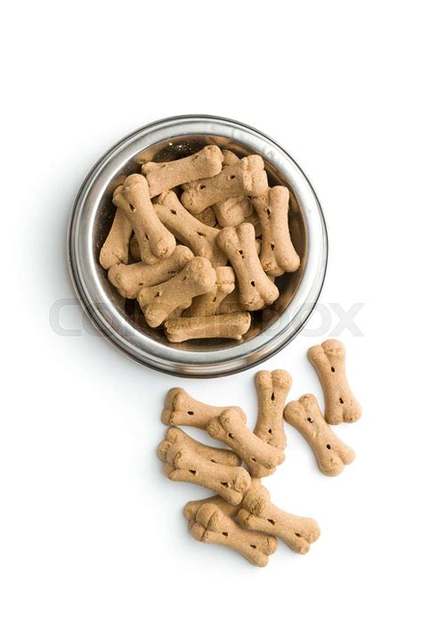 Dog Food Shaped Like Bones Stock Image Colourbox