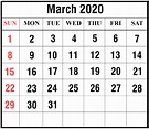 Free March 2020 Printable Calendar Template {PDF, Excel, Word} | Free ...