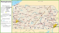 Printable Road Map Of Pennsylvania Free Printable Maps | Images and ...