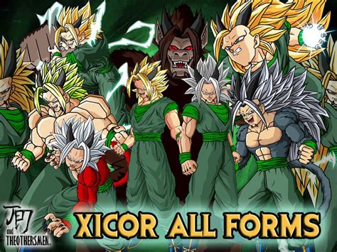 Xicor All Forms By Dairon11 Dragon Ball Af Dragon Ball Hoshi