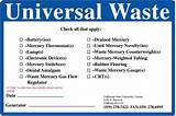 Universal Waste Labels Pictures