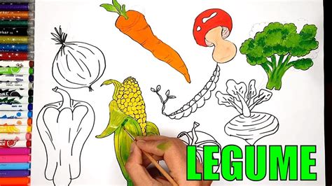 Deseneaza Legume Si Fructe Legume Desenate Pentru Copii Cum