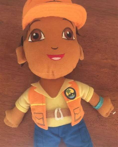 Go Diego Go 9 Plush Doll Orange Jacket Soft Stuffed Toy Ebay