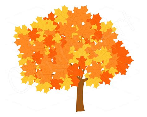 Maple Tree Clipart High Quality Svg Png  Formats Etsy In 2023