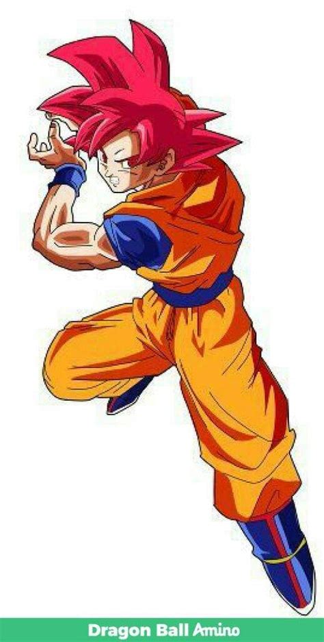 Goku Dios Rojo Wiki Dragon Ball EspaÑol Amino
