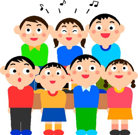 Singer Clipart School Choir Students Singing Clipart Png Download