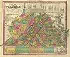 1836 Virginia | Map, Historical maps, Vintage maps