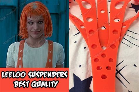 Leeloo Cosplay Full Suit Silicone Suspenders The Fifth Etsy