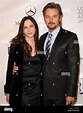 Stephen Nichols and wife Lisa Nichols during the Los Angeles antique ...
