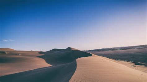 Photography Sand Desert Clear Sky Wallpaper Coolwallpapersme