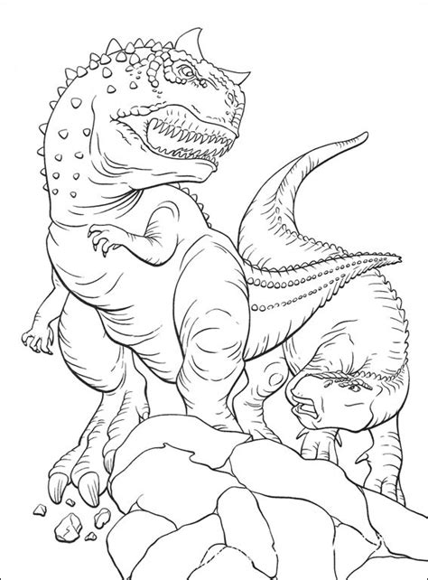 Dinosaur Part 3 Coloring Pages Dinosaur World For 5 Years Kids