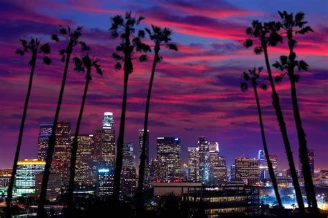 Night View Of Los Angeles Rlosangeles