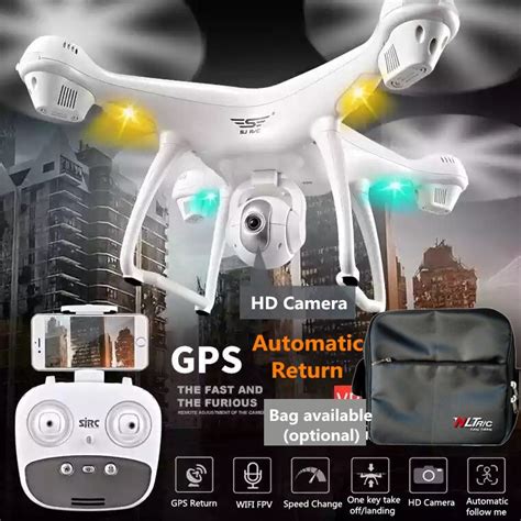 Sjd S70w Dual Gps Follow Me Wifi Fpv Rc Drone Helicopter 400m 1080p