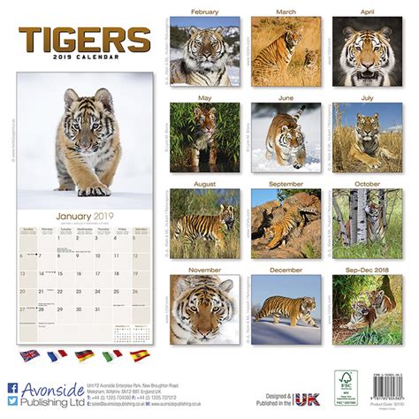 Tigers Calendars 2021 On Ukpostersukposters