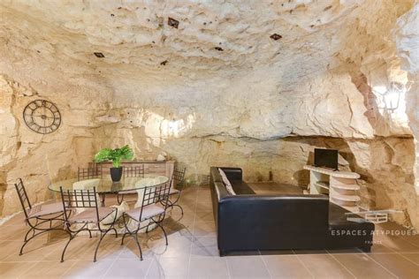 Maison Troglodyte The Airy Light Filled Home Built Into A Cave In