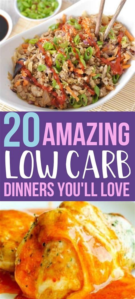 Sign up to our free newsletter for new recipes and other heart healthy ideas. 20 Low Carb Dinners - Quick & Easy (Keto | Healthy low ...